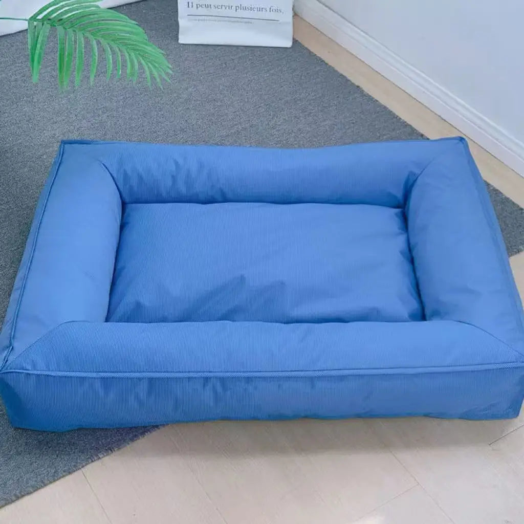 Cama Ortopédica Perros Medianos Soporte Integral: Antiestrés, Impermeable y con Bordes Acolchados para Máxima Comodidad