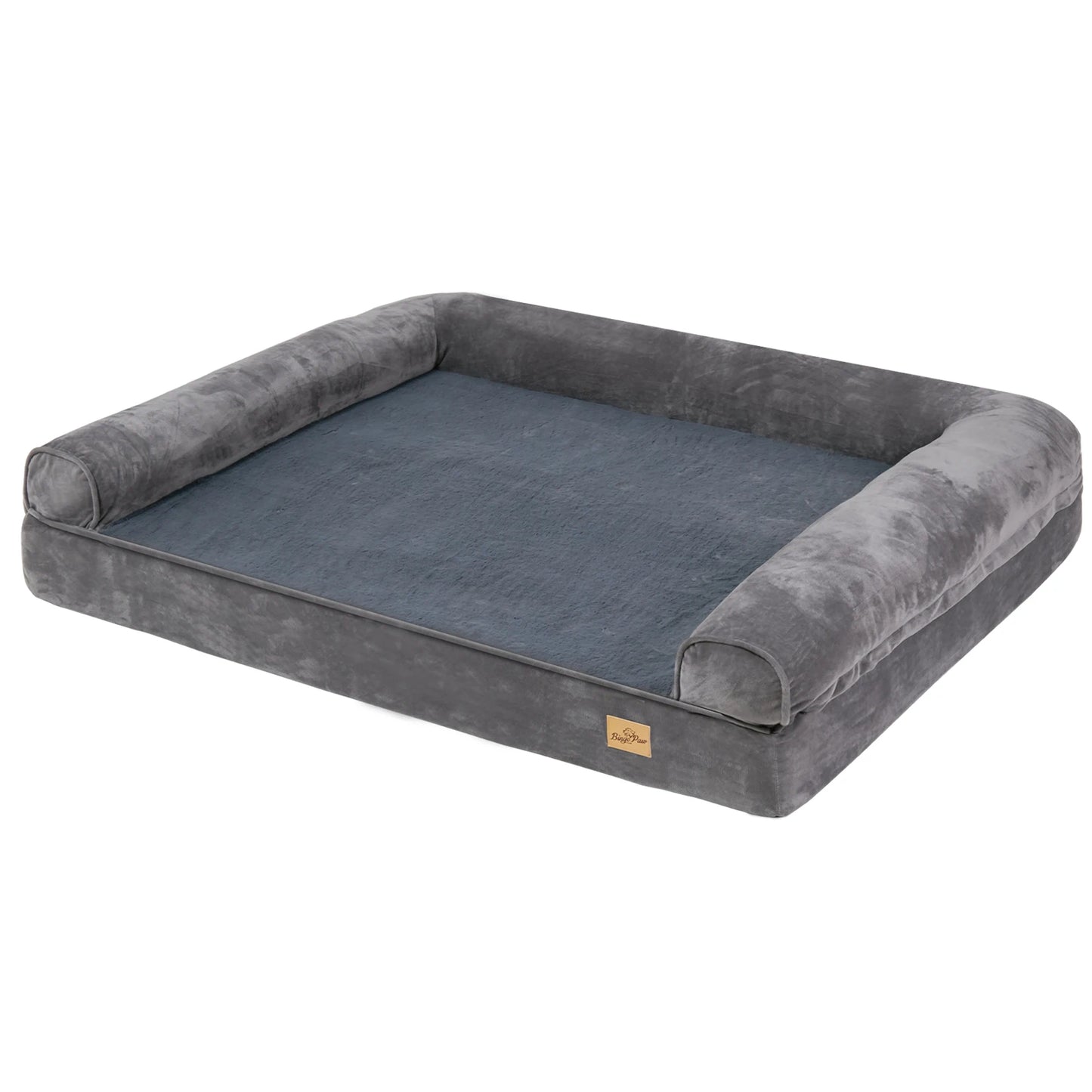 Cama Ortopédica XXL Perros Grandes: con Cojines Laterales y Funda Lavable