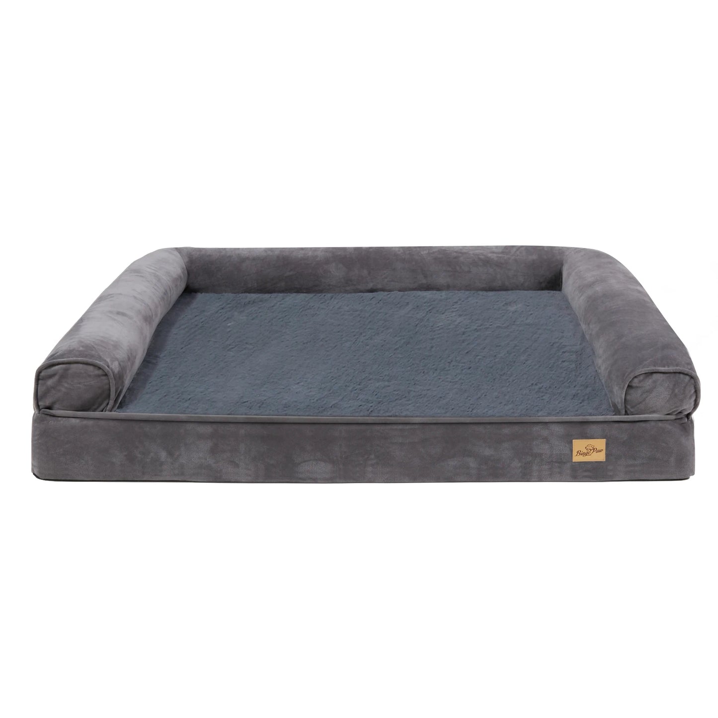 Cama Ortopédica XXL Perros Grandes: con Cojines Laterales y Funda Lavable
