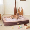 Cama Ortopédica Perros Envío Gratis: Base Antideslizante y Funda Lavable – Espuma viscoelástica, extraíble y fácil de limpiar
