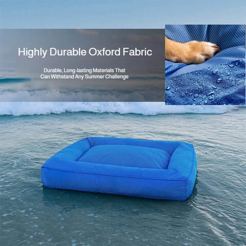 Cama Ortopédica Perros Medianos Soporte Integral: Antiestrés, Impermeable y con Bordes Acolchados para Máxima Comodidad