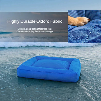 Cama Ortopédica Perros Medianos Soporte Integral: Antiestrés, Impermeable y con Bordes Acolchados para Máxima Comodidad