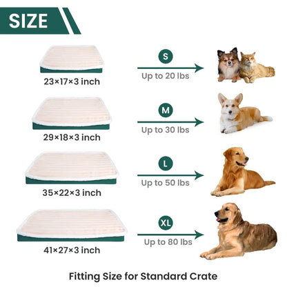 Cama Ortopédica Perros con cremallera: colchón viscoelástico para perros medianos y grandes, funda extraíble, ideal para descanso saludable y cómodo.