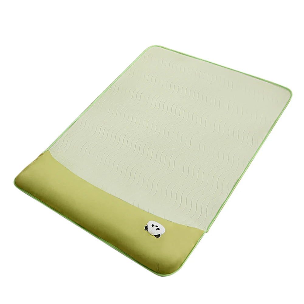 Cama Ortopédica Gatos y Perros Green Panda: Colchón de látex transpirable, base antideslizante y diseño resistente a mordidas