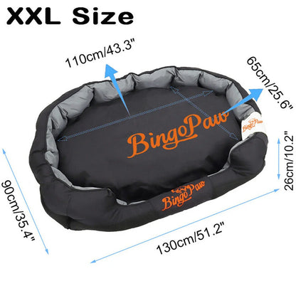Cama Ortopédica Perros Medianos y Grandes Impermeable y Lavable