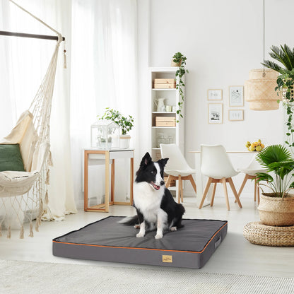 Cama Ortopédica Perros Varias Tallas (M, L, XL, 2XL, 3XL): impermeable y cómoda. Incluye funda lavable para fácil limpieza.