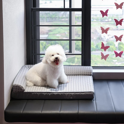 Cama Ortopédica Perros Pequeños, Medianos y Gatos: Fresca, Transpirable y Antideslizante